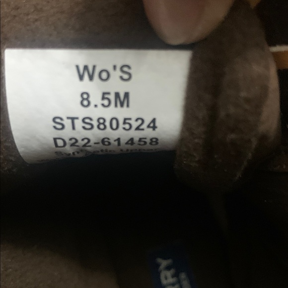 Sperry Brown and Black Duck Boots.Size 8.5 - Picture 3 of 7